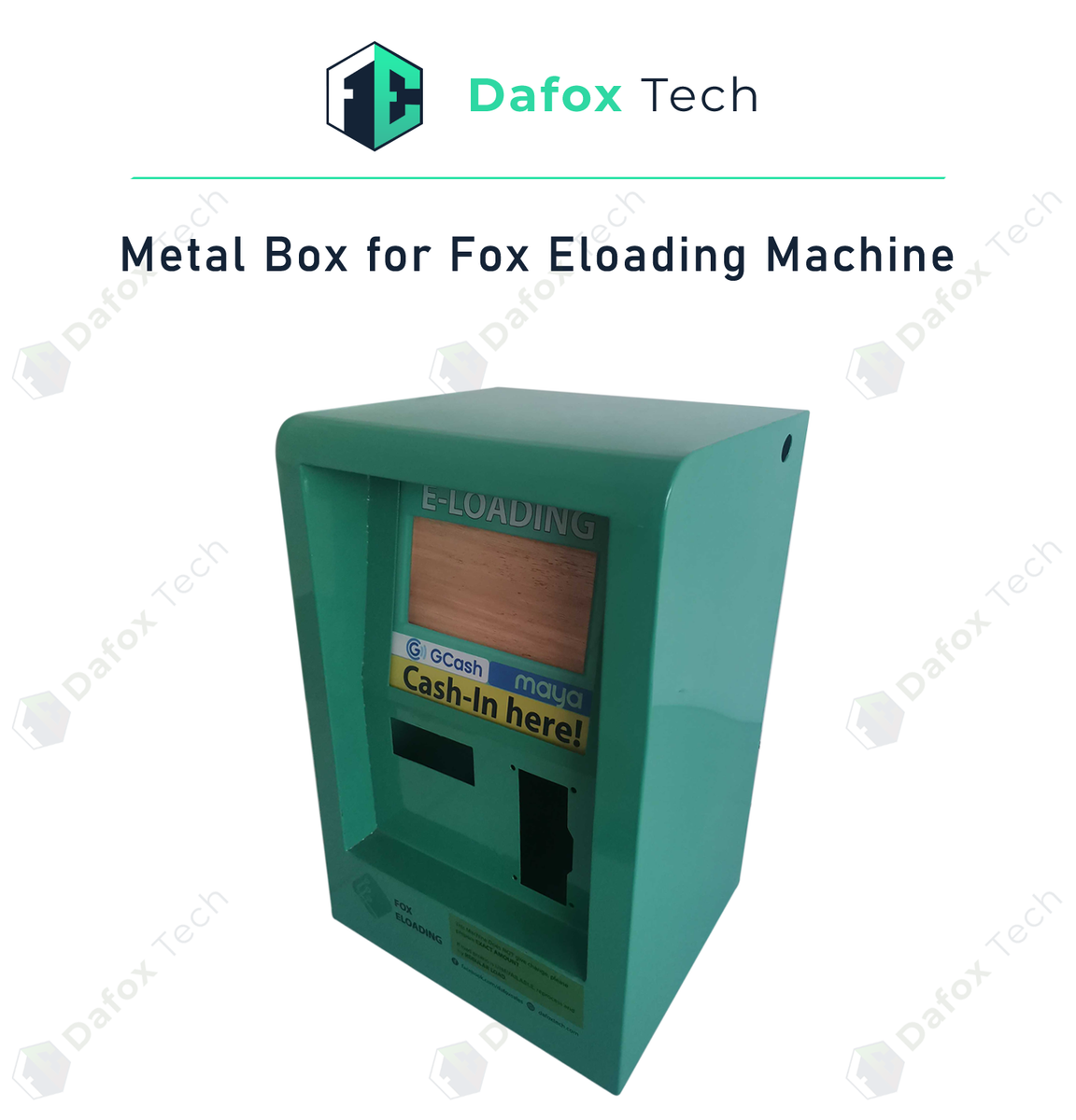 DAFOXTECH Fox Eloading Machine Metal Box Cover AdoPisoft