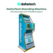 Load image into Gallery viewer, DafoxTech Kiosk w/ TP70 Bill Acceptor - Wood Body (Standee Version)