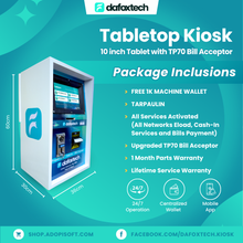 Load image into Gallery viewer, DafoxTech Kiosk (Tabletop and Standee) Available