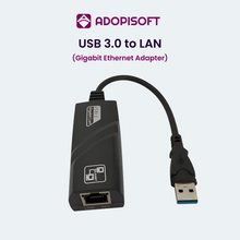 Load image into Gallery viewer, ADOPISOFT | USB 3.0 to LAN Gigabit Ethernet Adapter
