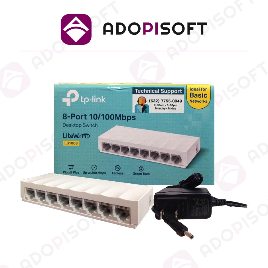 TP-link Tl-st1008/ST2008 10gbe Switch 10 Gigabit Switch 10000mbps Core Lan  8*10gbps RJ45 Port Network Ethernet Hub NAS 10000Mbps