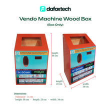 Load image into Gallery viewer, DAFOXTECH | Vendo Machine (Wood Box)
