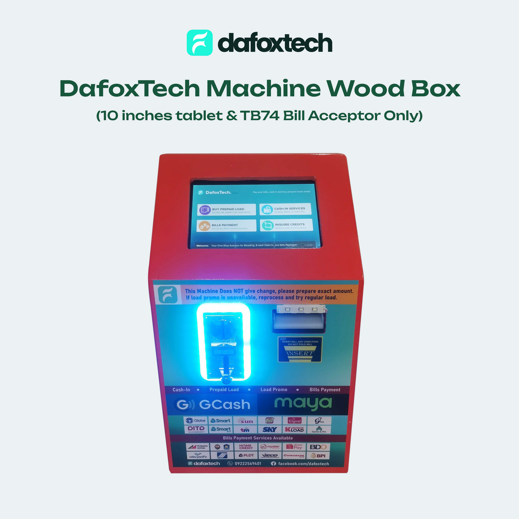 DafoxTech | Self Service Kiosk (Tabletop) - Wood