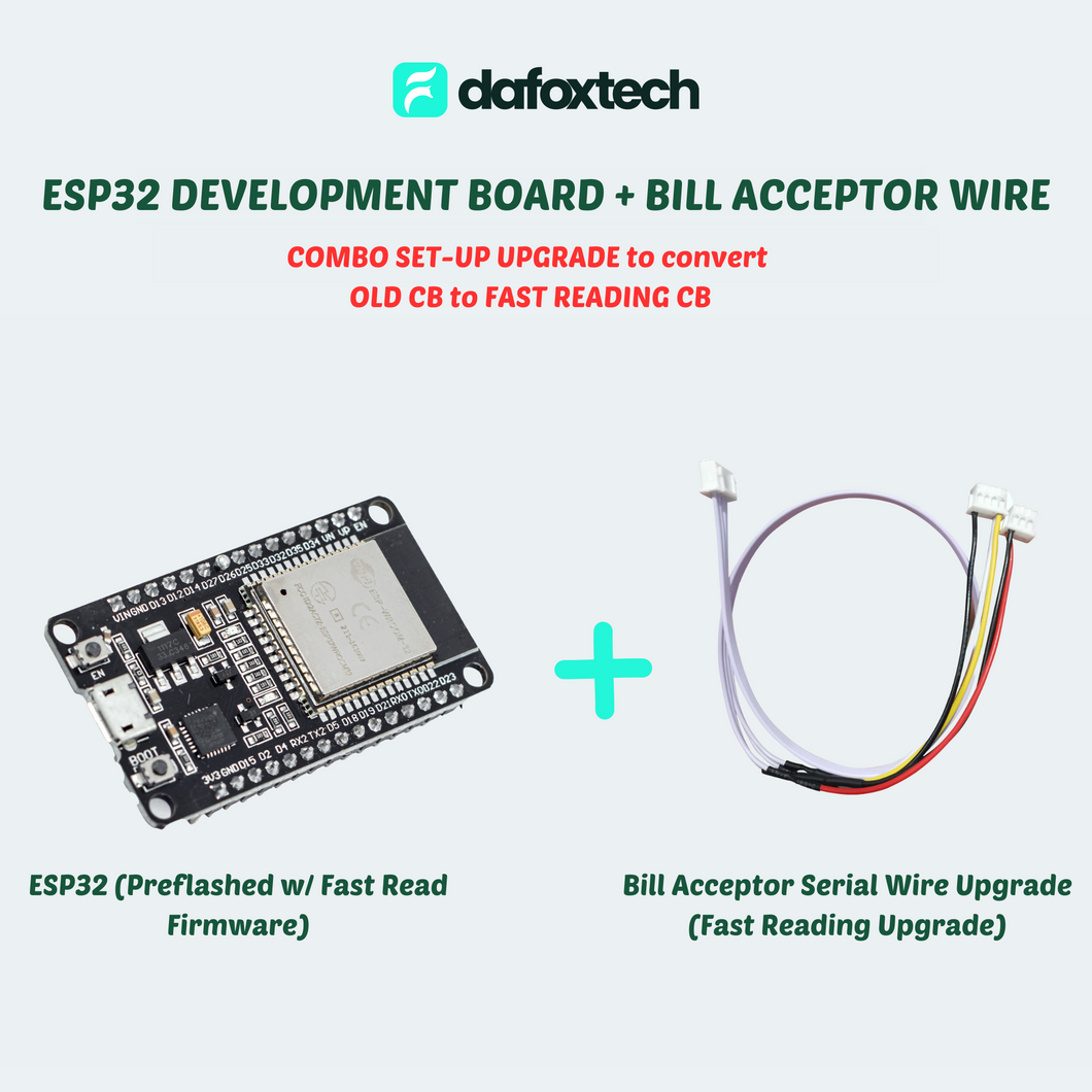 DAFOXTECH |ESP32 Pre-flashed With DafoxTech Fast Read  Firmware (TP70 & TB74 Compatible) & Serial BA Wire