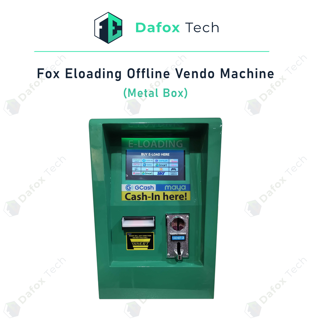 DafoxTech | Self Service Offline Eloading Machine with Metal Frame!