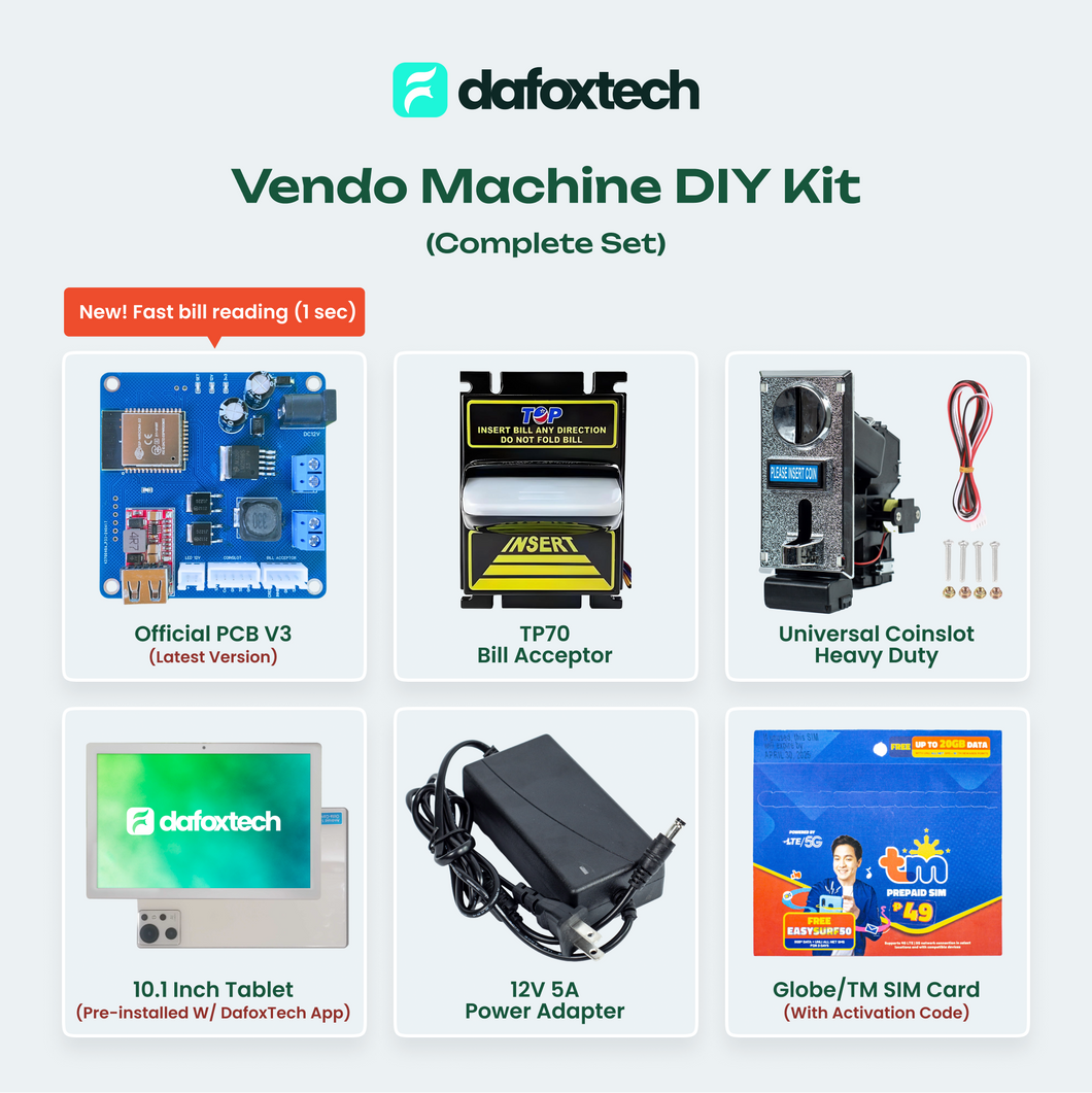 DAFOXTECH | OFFLINE E-LOADING MACHINE DIY KIT - Fast Read SetUp