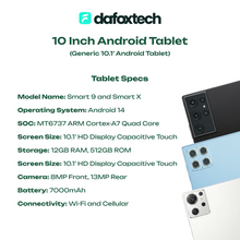 Load image into Gallery viewer, DAFOXTECH | SMART 9 Tablet – The ORIGINAL, Seamlessly Designed for DAFOXTECH KIOSK

