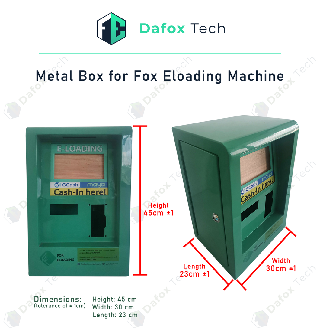 DAFOXTECH | Fox Eloading Machine - Metal Box Cover