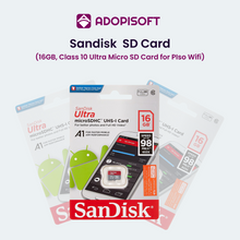 Load image into Gallery viewer, ADOPISOFT | Sandisk SDSQUNS-016G 16GB Class 10 Ultra Micro SD Card ( Perfect for Piso Wifi )
