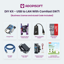 Load image into Gallery viewer, ADOPISOFT | Piso Wifi DIY Kit, USB to LAN w/ Comfast EW71 ( OPI Board)
