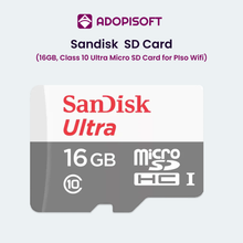 Load image into Gallery viewer, ADOPISOFT | Sandisk SDSQUNS-016G 16GB Class 10 Ultra Micro SD Card ( Perfect for Piso Wifi )
