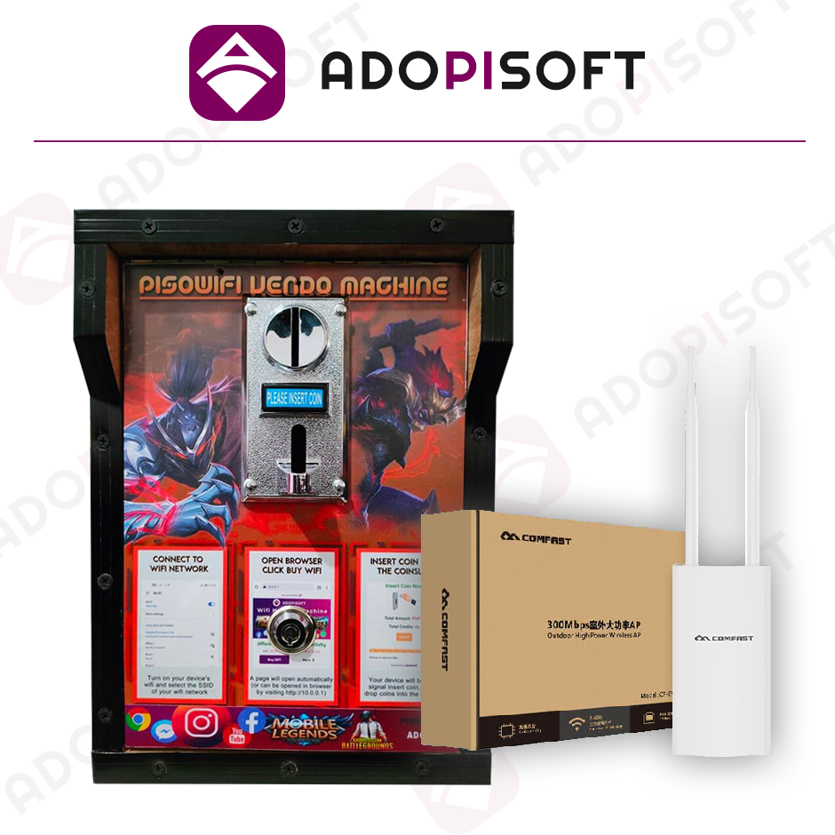 PISO WIFI VENDING MACHINE (High Quality Guaranteed) โ Flarego Online Store