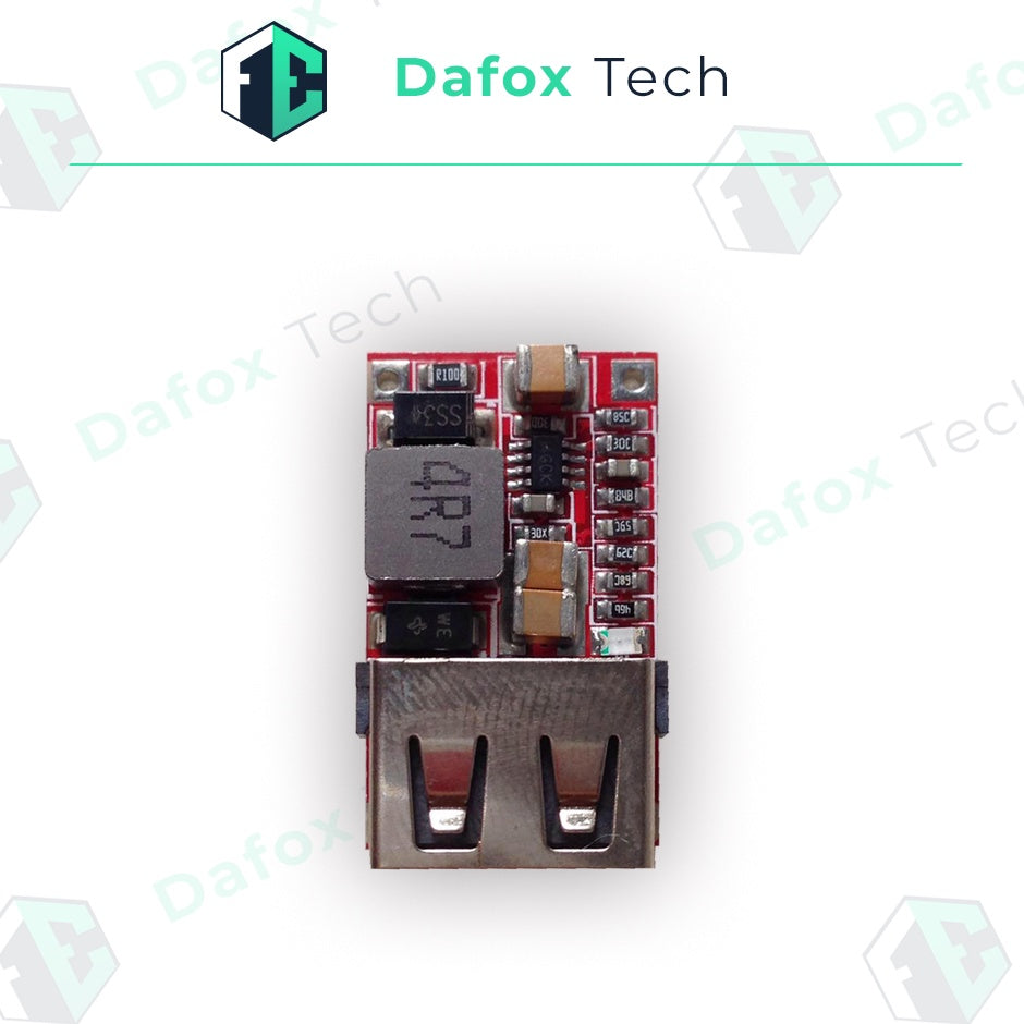 DAFOXTECH | Buck Converter 6-24V to 5V 3A USB DC-DC (Good for Piso Wifi & Eloading)