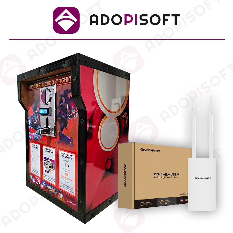PISO WIFI VENDING MACHINE (High Quality Guaranteed) โ Flarego Online Store