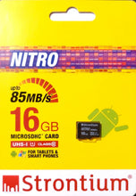 Load image into Gallery viewer, ADOPISOFT | Strontium Nitro Micro SD 85MBps 16GB SRN16GTFU1QR Perfect for Piso Wifi
