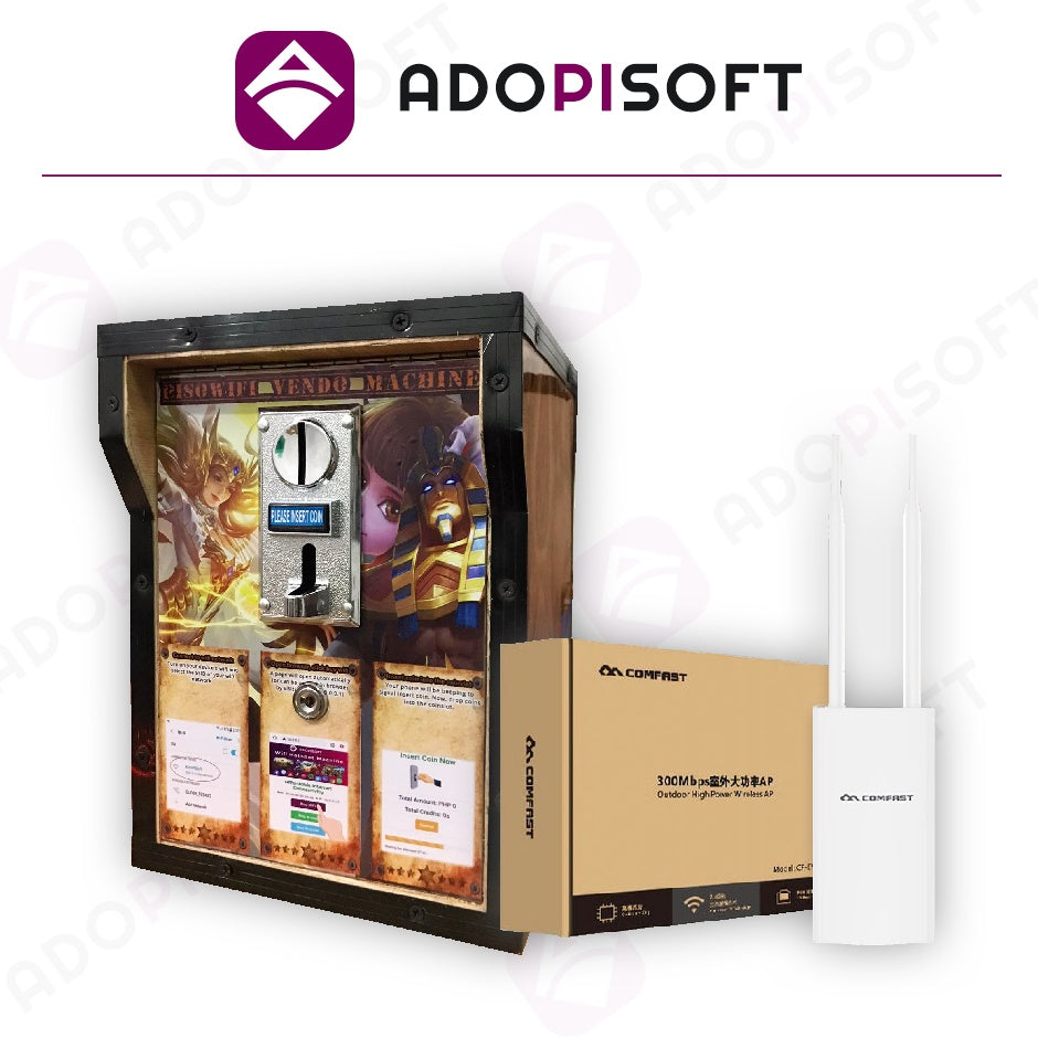 PISO WIFI VENDING MACHINE (High Quality Guaranteed) โ Flarego Online Store