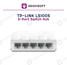Load image into Gallery viewer, ADOPISOFT | Tp-Link LS1005 5-Port 10/100/1000Mbps (Desktop Switch, Network Switch, Gigabit Switch)
