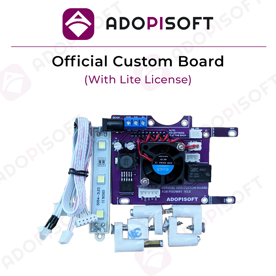 ADOPISOFT | Official Custom Board for Piso Wifi w/ AdoPiSoft License