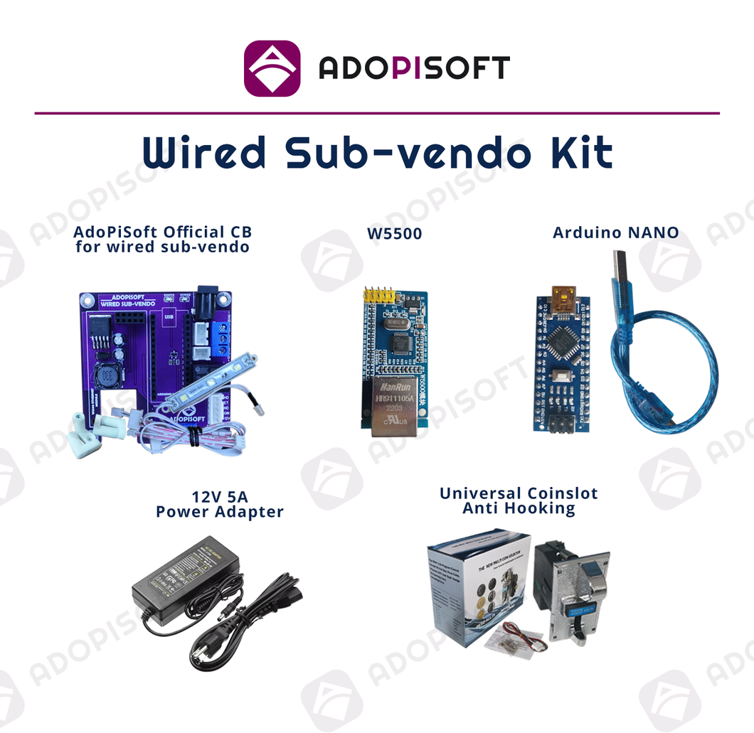 ADOPISOFT | Wired Sub-vendo Kit