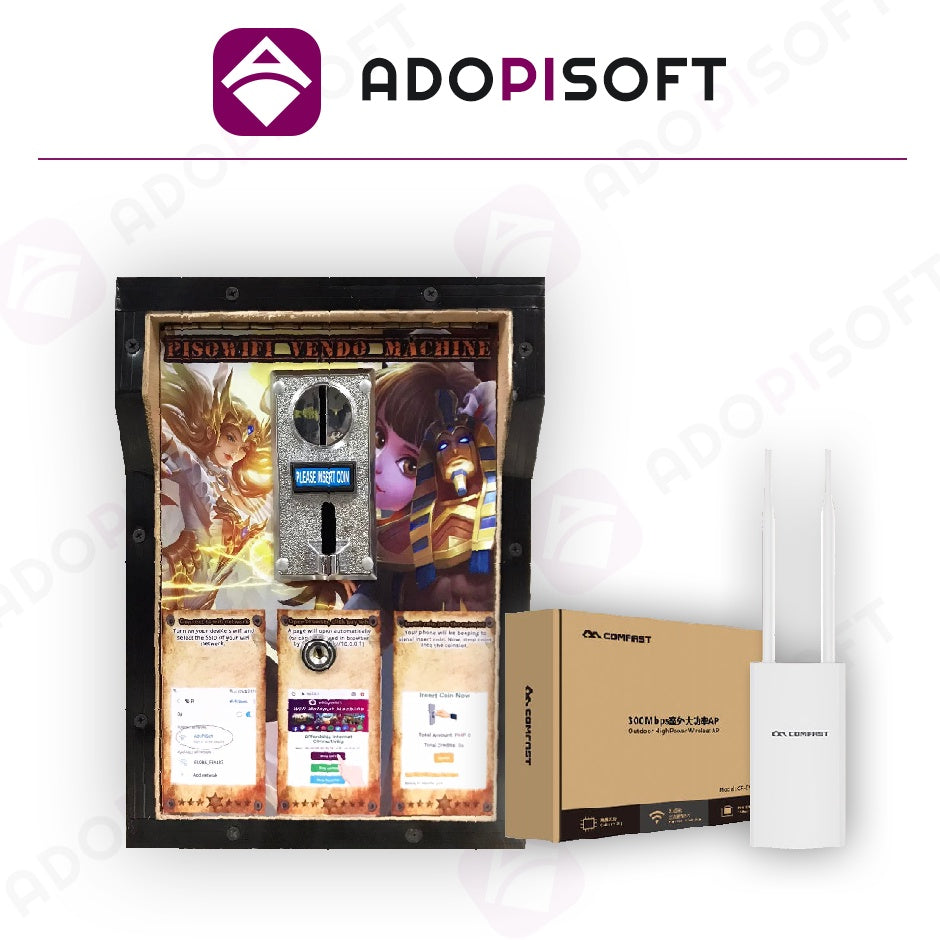 PISO WIFI VENDING MACHINE (High Quality Guaranteed) โ Flarego Online Store