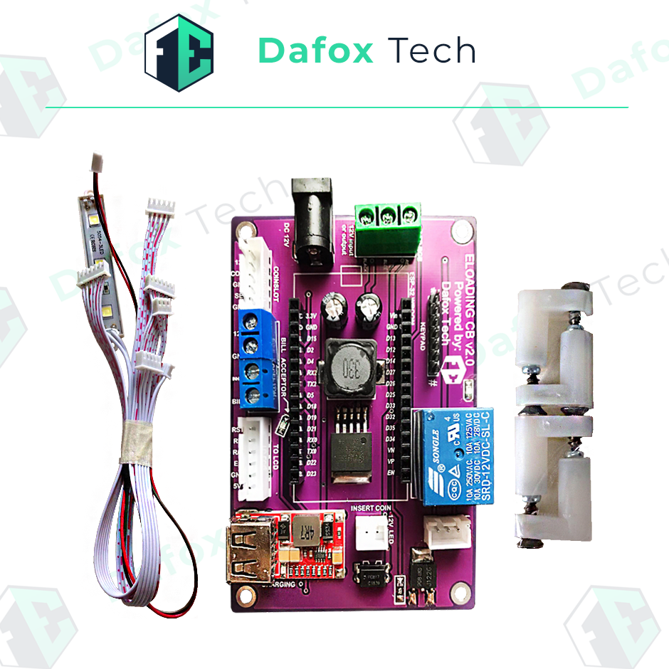 DAFOXTECH | Official E-loading Custom Board (accessories included)