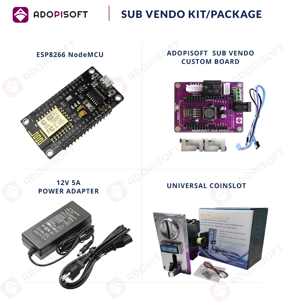 ADOPISOFT |  Wireless Sub-vendo KIT