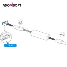 Load image into Gallery viewer, ADOPISOFT | USB 3.0 to LAN Gigabit Ethernet Adapter
